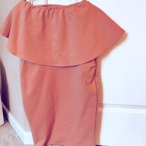 off the shoulder dress